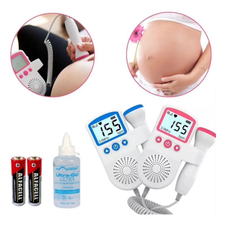 Kit Sonar Fetal Doppler Monitor Frequência Cardí