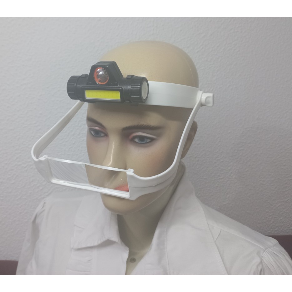 Lupa De Cabeça com Super Led e 4 Lentes