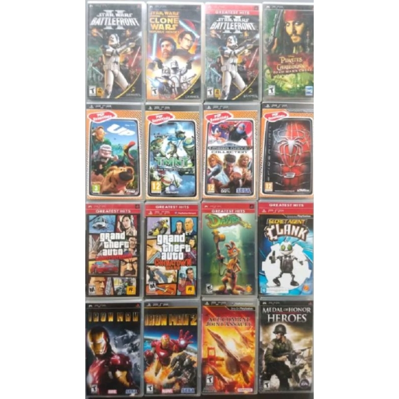 jogos  psp em mídia física originais em bom estado playstation