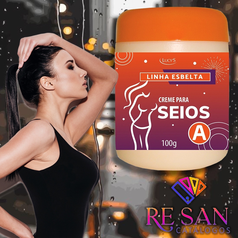 Creme SEIOS Volumosos e Maiores – Auxilia no Aumento dos Seios Previne a Flacidez Seios Mais Firmes