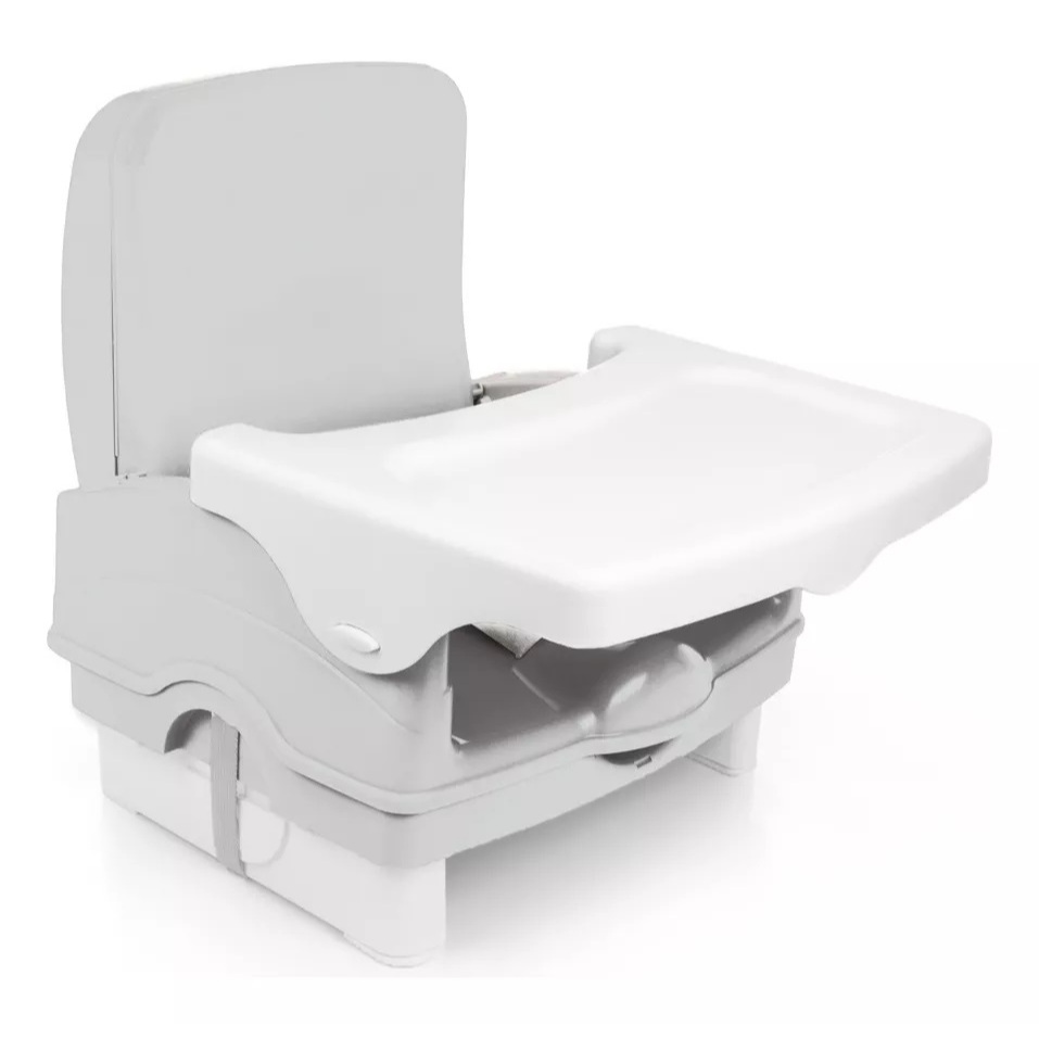 Cadeira De Alimentação Portátil Cinza e Branca Yuupi