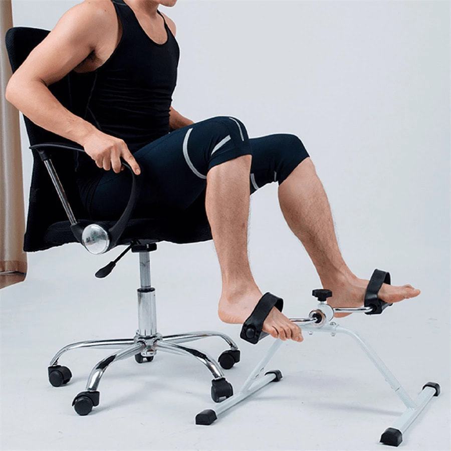 Mini bicicleta fisioterapia idosos braço perna mão pé reabilitação exercício mão pé músculo