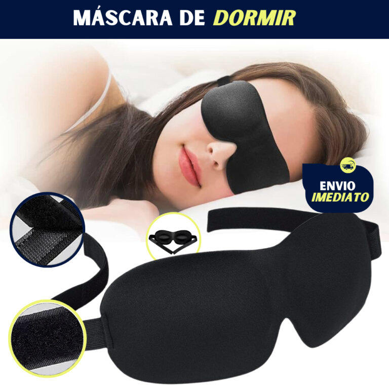 Máscara Para Dormir 3D Tapa Olhos Blackout Super 