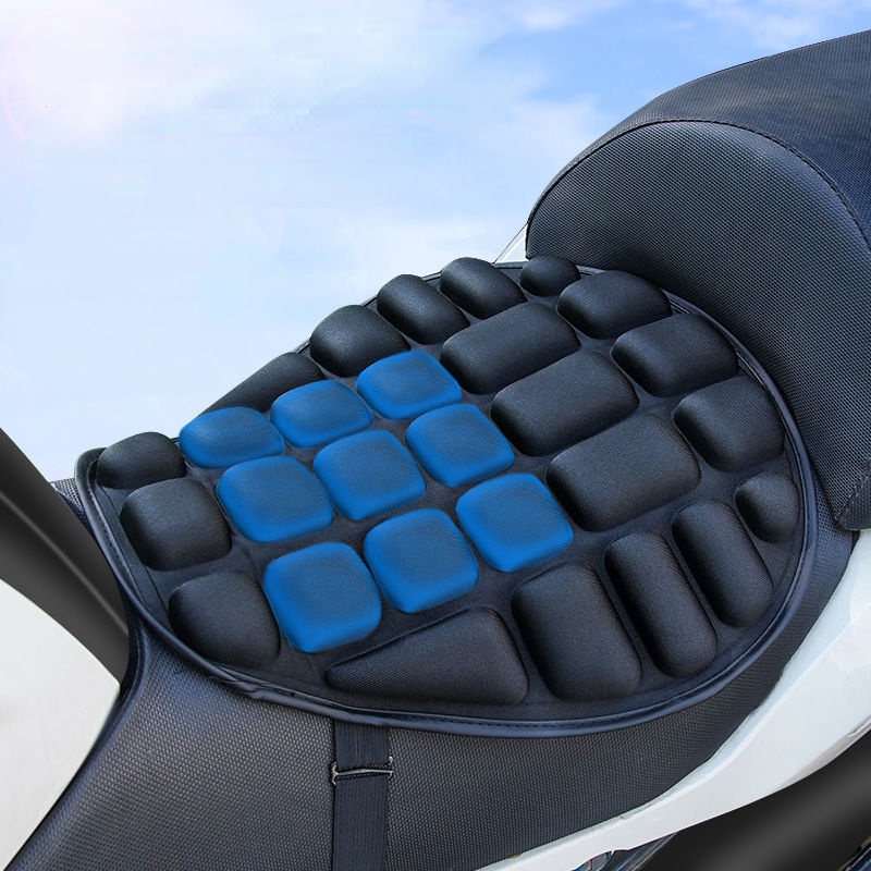 Motocicleta Almofada De Gel Confortável Universal Para Alívio De Pressão De Ar E Passeio Assento De
