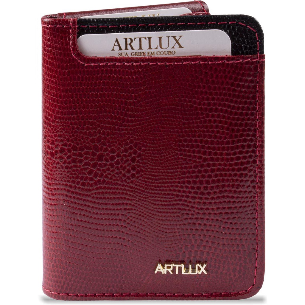 Carteira Couro Pequena Artlux 927