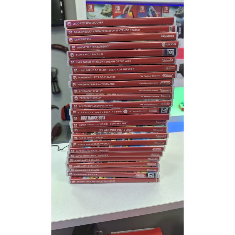 Jogos Nintendo Switch seminovos com garantia