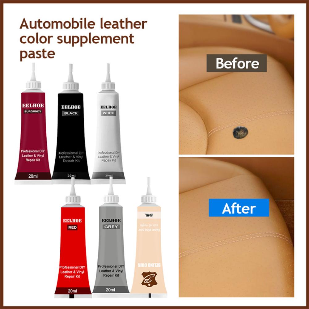 OPENMALL 20ml Gel De Reparo De Couro Para Carros Raspadinhas Cracks Home Car Seat Sofá Complementar