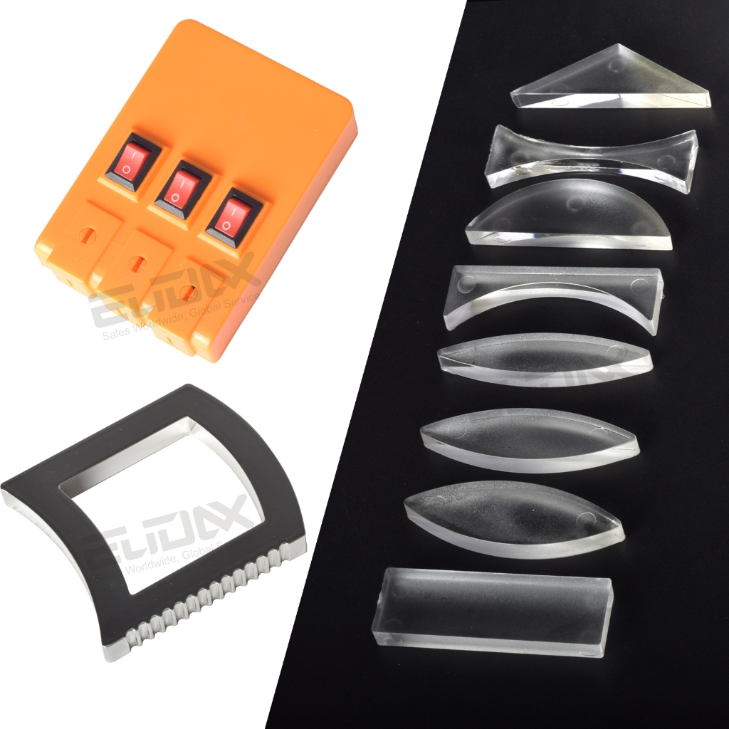 Kit De Teste De Lente Óptica Física , Prisma Côncava E Convexa , Refletor Multifuncional De Refração