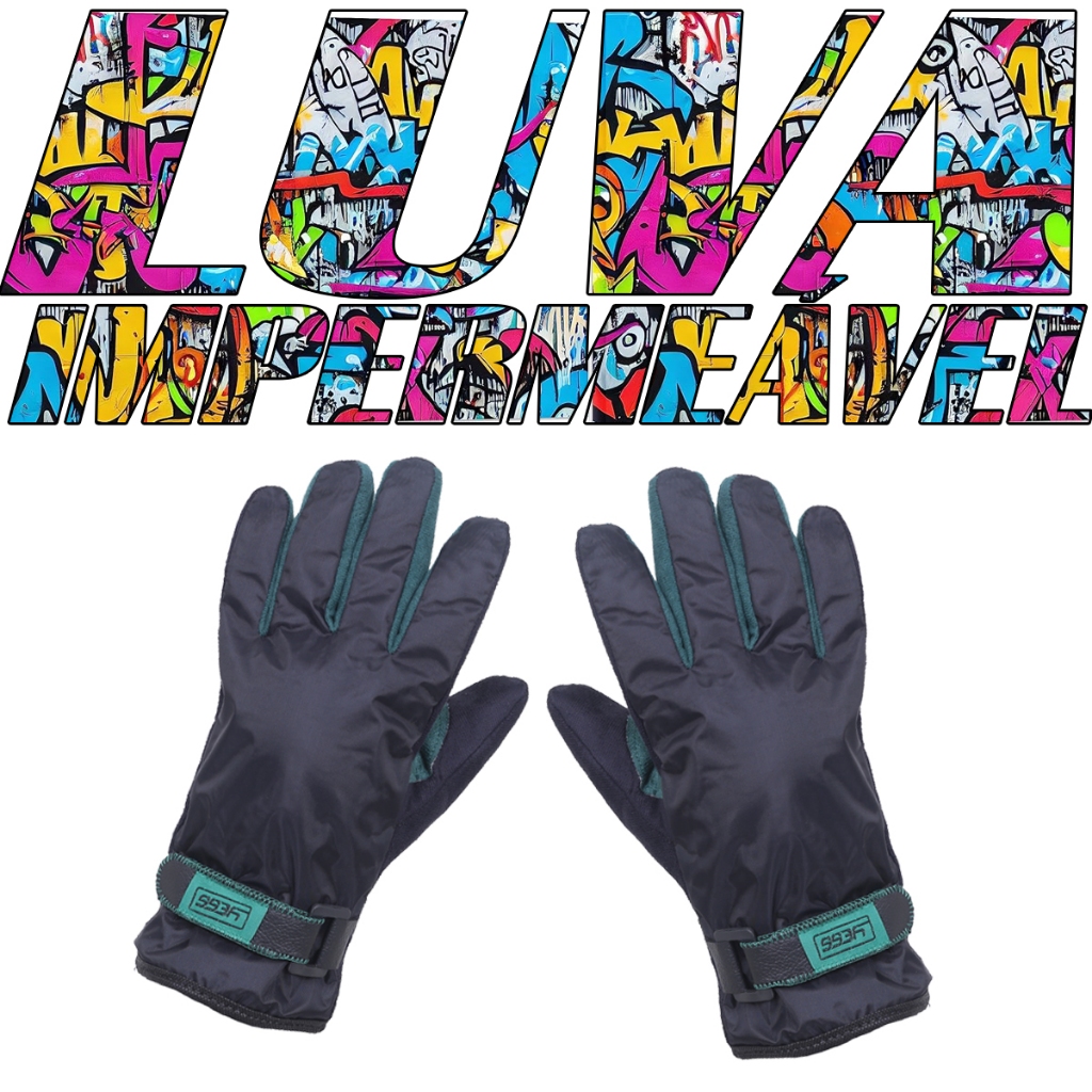 Luva para Frio Forrada Corta Vento Inverno Moto Motoqueiro Motoboy proteção