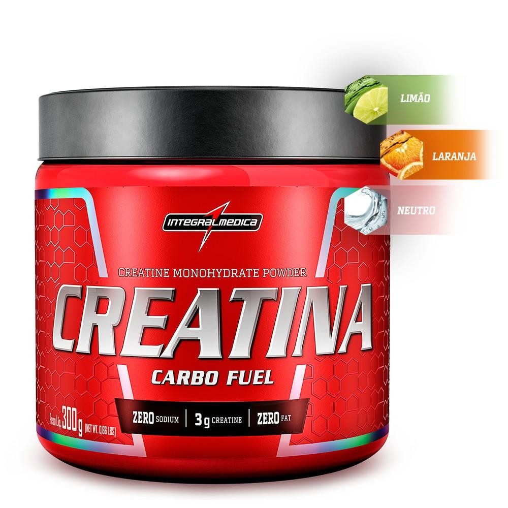 Integralmédica – Creatina Carbo Fuel – Pote 300g – Suplemento para Força e Desempenho Muscular