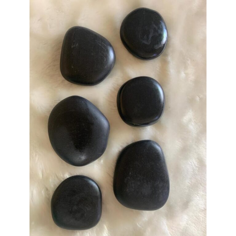 Kit 6 Pedras Vulcânicas Pedras Quentes 6 unidades