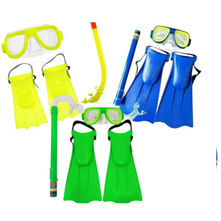 KIT SNORKEL MASCARA MERGULHO INFANTIL MERGULHO E P