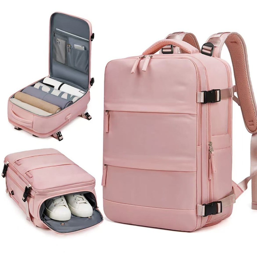 Mochila Moda Laptop Viagem À Prova Dágua Executiva Notebook Impermeável Separação Seco/Úmido