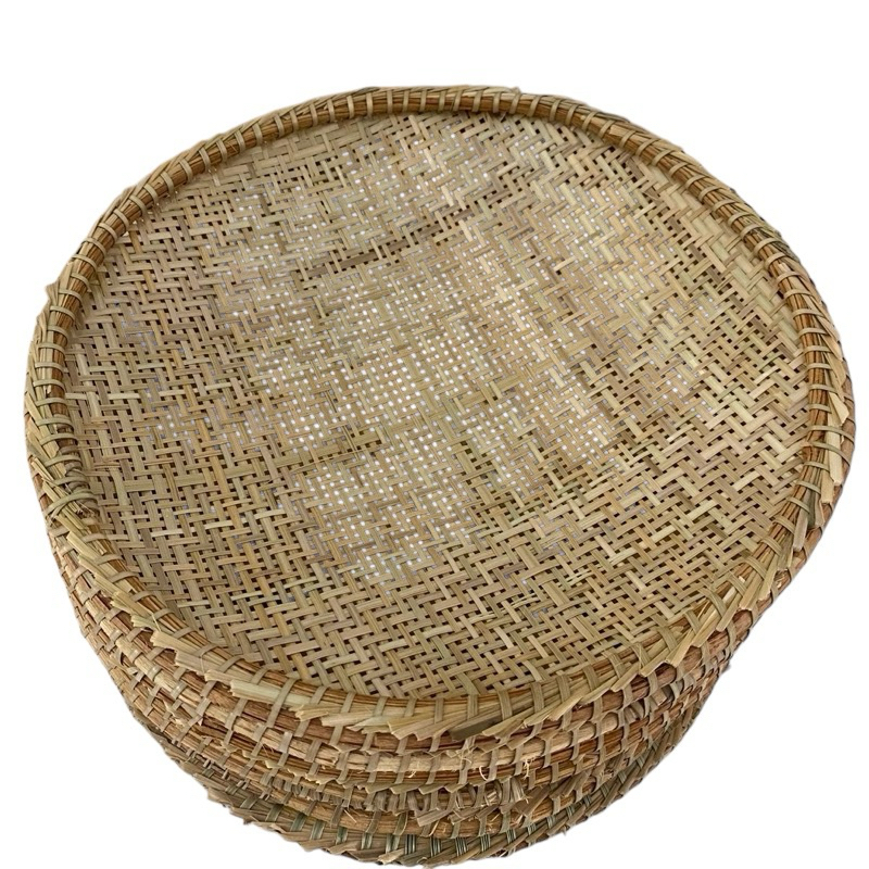 Peneira de Palha 30 cm Artesanal Carnaúba | Decoração Natural Sustentável