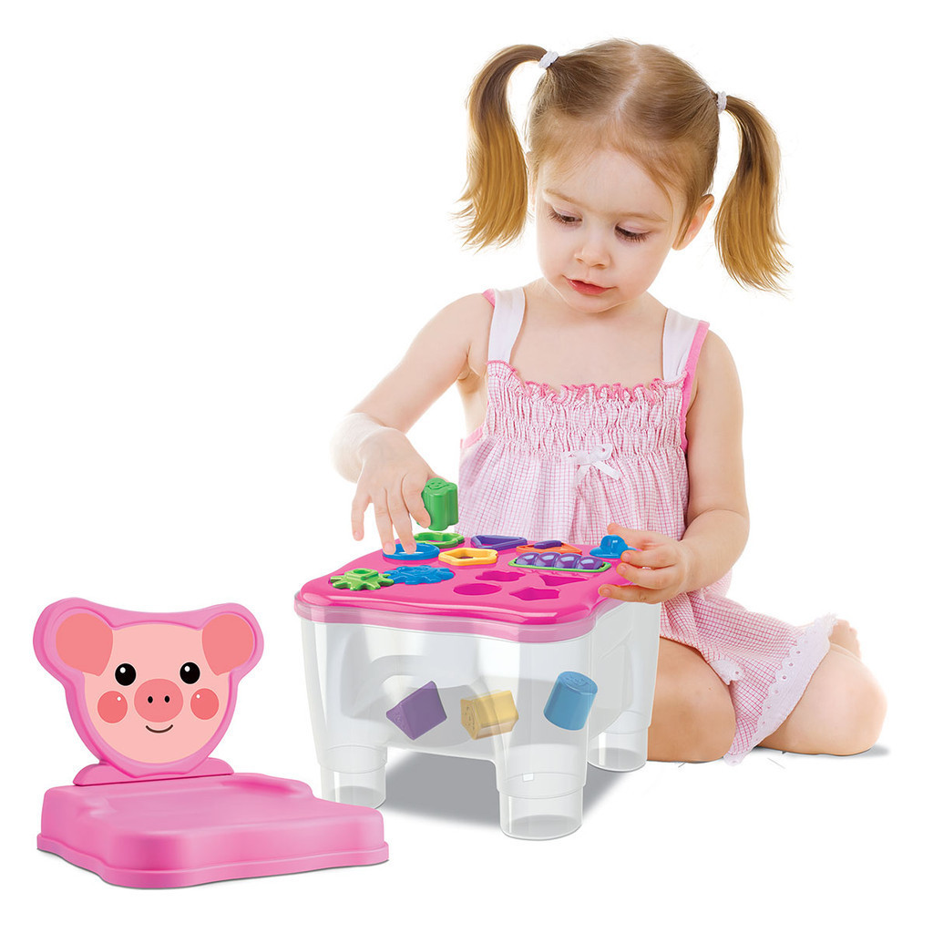 Cadeirinha Bichinhos Mesa Didática Infantil Com Atividades – Samba Toys –