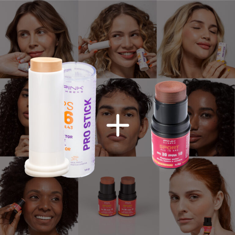 PROTETOR SOLAR MULTIFUNCIONAL + BLUSH EM BASTÃO P