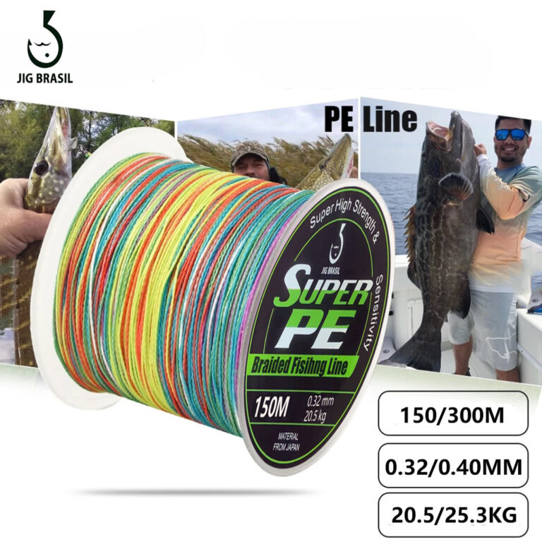 JIG BRASIL Linha De Pesca Trançada 4 Fios Multifi