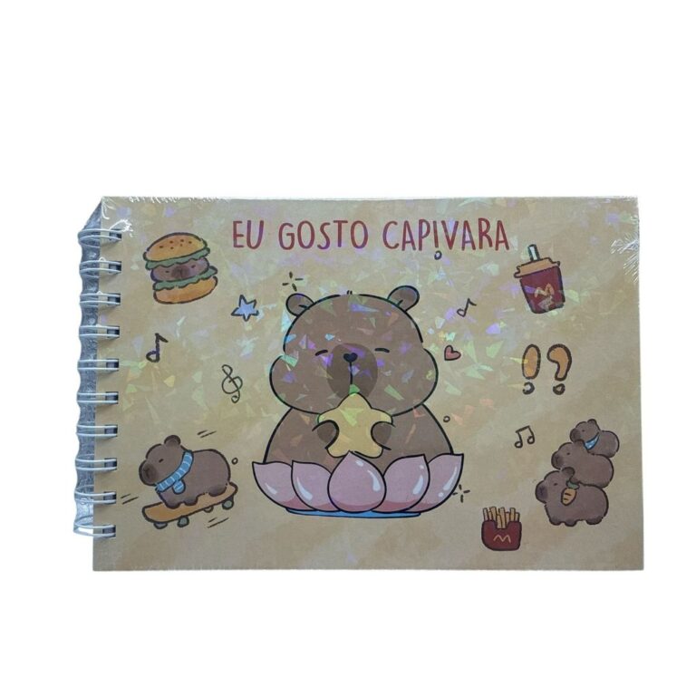 Livro De Colorir Infantil Capivara 50 Páginas De 