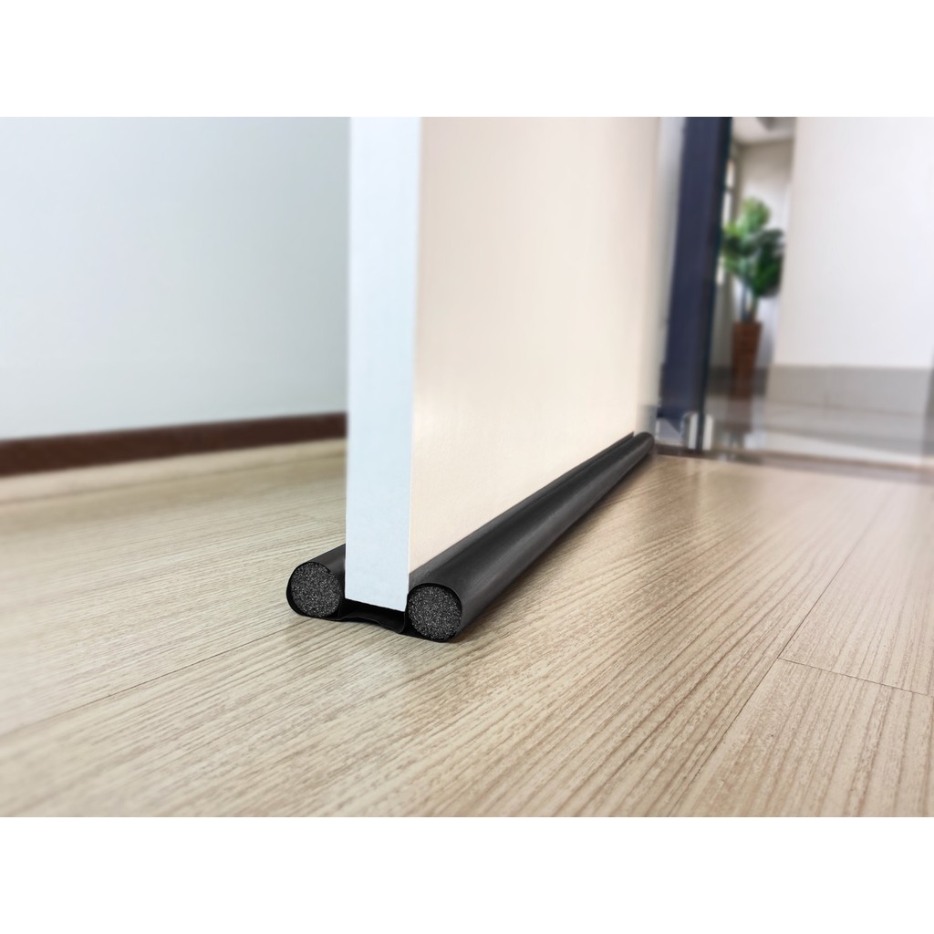 Veda Porta 80cm – Anti Poeira e Insetos – Protetor de Porta Impermeável Preto