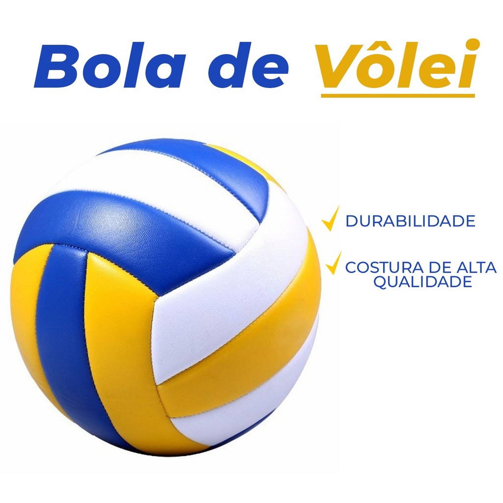 Bola De Vôlei Para De Praia e Quadra Tamanho Oficial n. 5