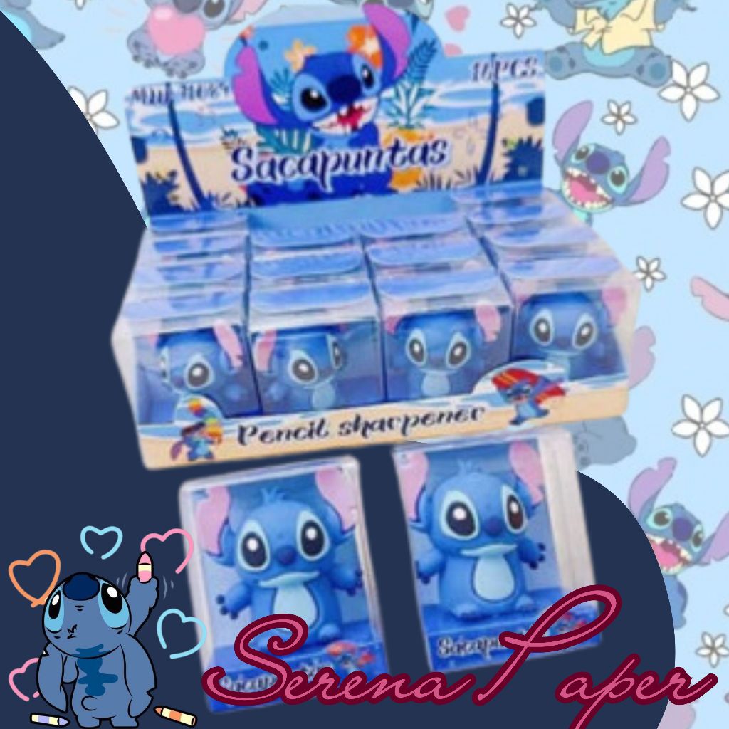 APONTADOR FOFO FORMATO STITCH / PAPELARIA FOFA KAWAII / MATERIAL ESCOLAR