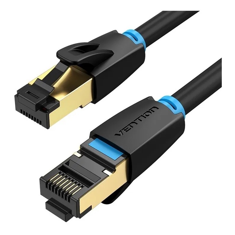 Cabo de Rede Vention Rj45 Cat8 40gbps 2000mhz 50cm