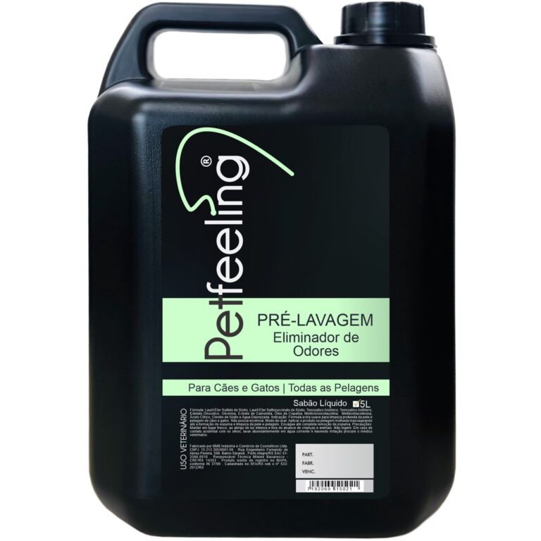 Eliminador de Odores Pre lavagem 5L Petfeeling Uso