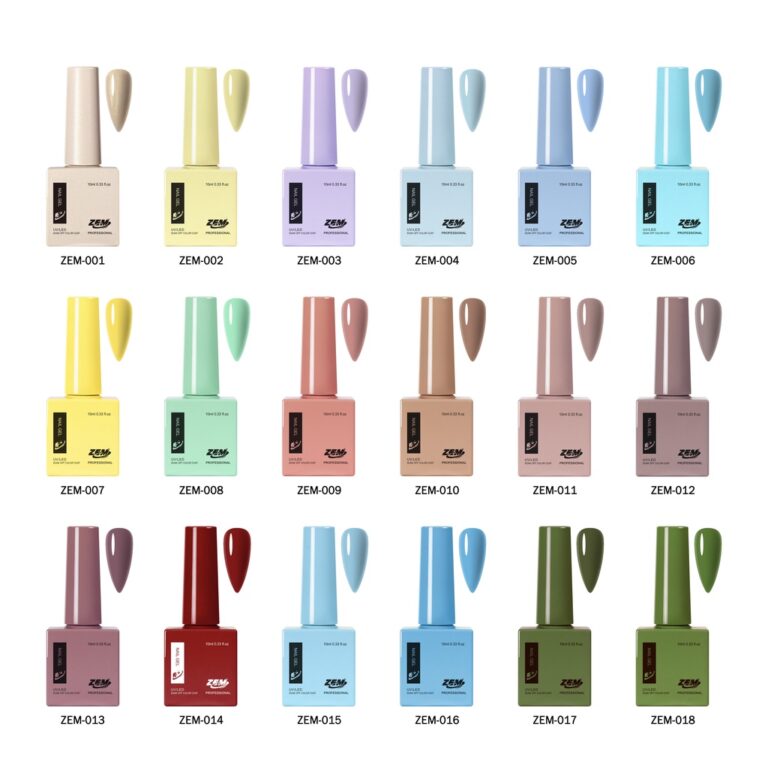 Esmalte Gel COM ANVISA Led Uv Zem Nail Gel Soak Of