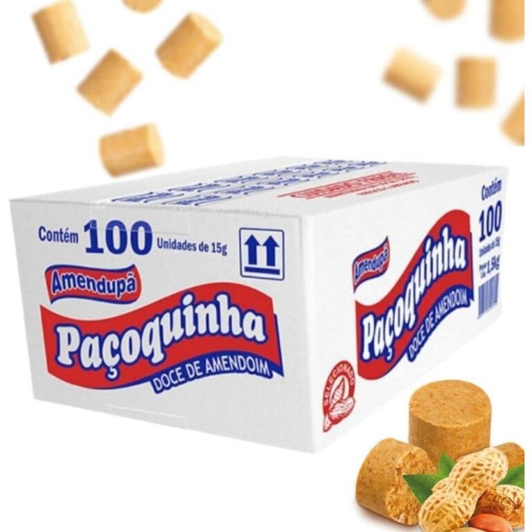 PAÇOCA AMENDUPÃ ROLHA APROXIMADAMENTE 100 UNIDAD