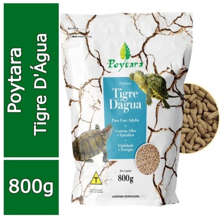 Ração Para Tartarugas Poytara Tigre Dágua Saco 