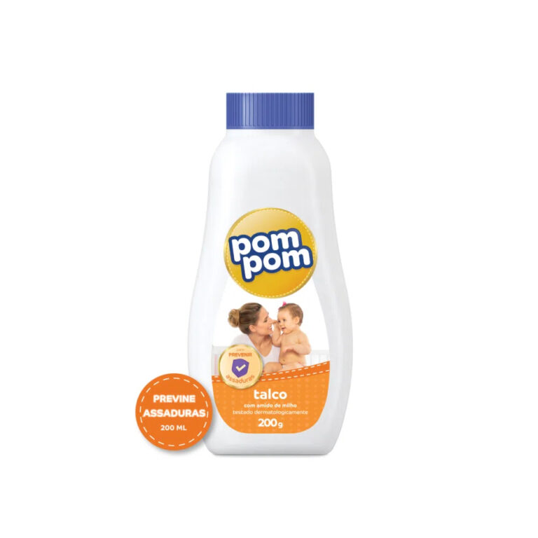 TALCO INFANTIL POM POM SUAVE C/1FR X 200G
