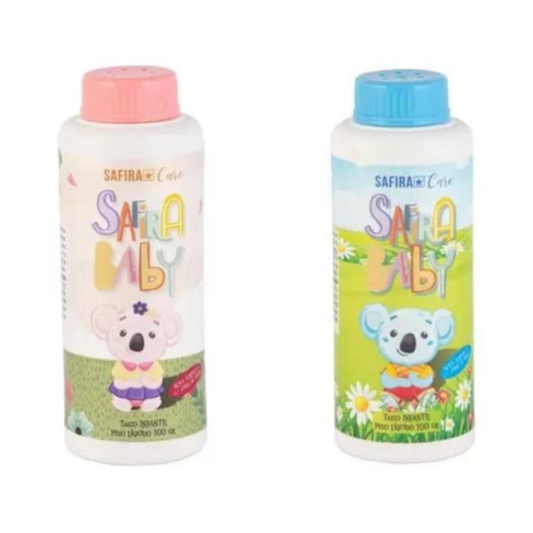 Kit Com 2 Talcos Infantil – Safira