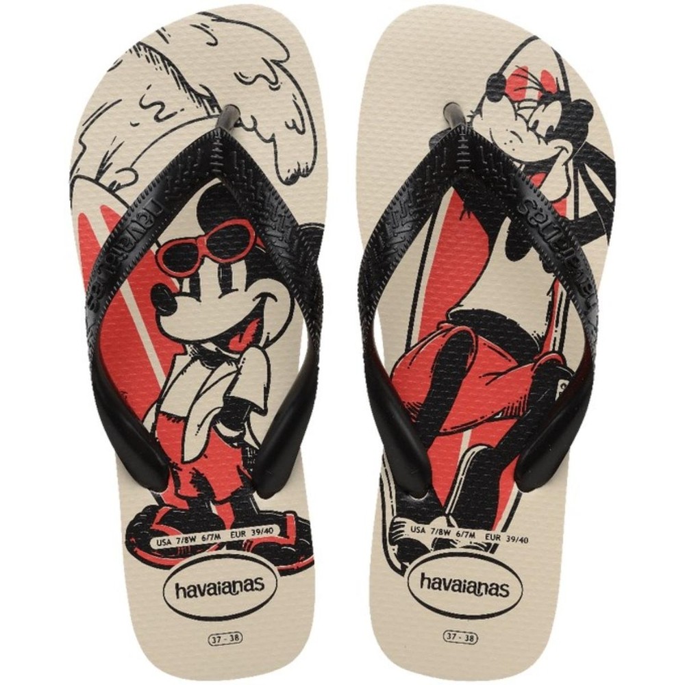 Chinelo Havaianas Infantil Top Disney FC – Bege