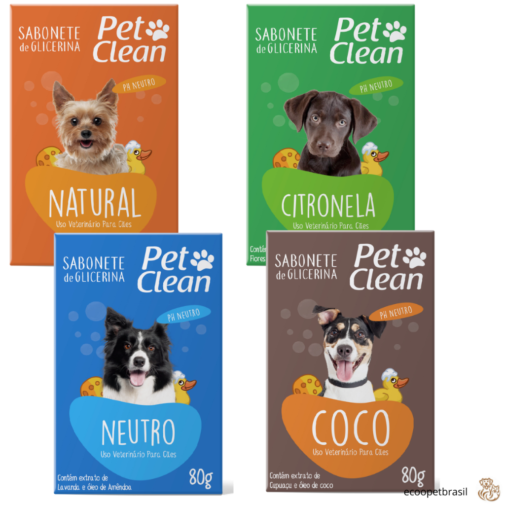 Sabonete para Cachorro e Gato Pet Clean