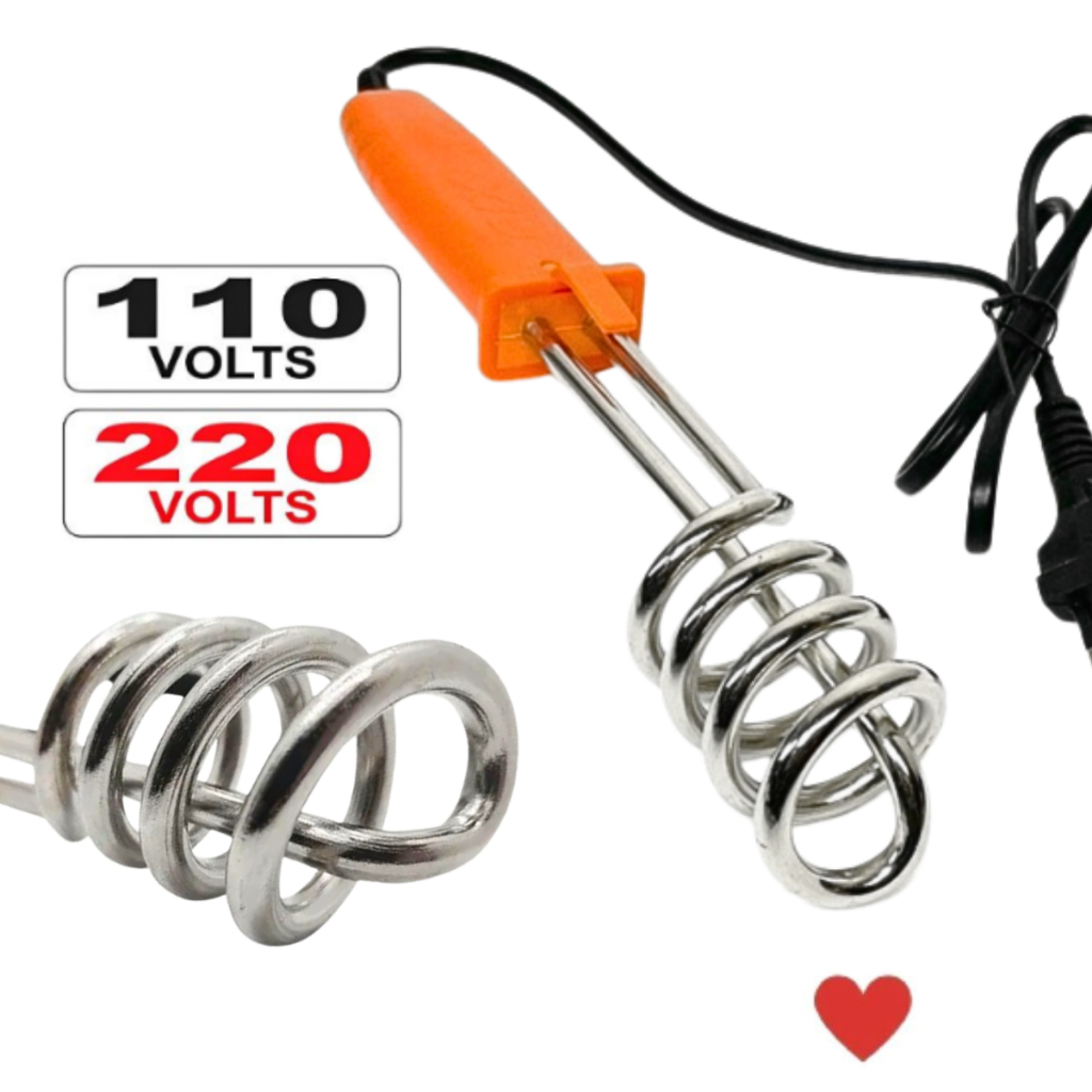 Ebulidor Aquecedor Elétrico Portátil 110V/220V 1000W Fervedor Mergulhão Rabo Quente de Tomada Ferver