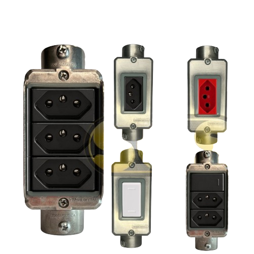 CONJUNTO CONDULETE 3/4 COM TOMADA E INTERRUPTOR TR