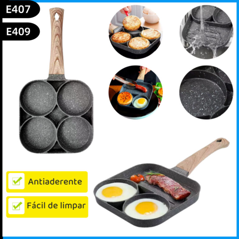 Frigideira Multifuncional Antiaderente 4 em 1 Ovos