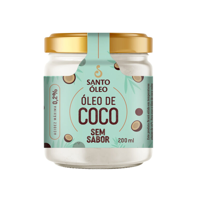 Óleo De Coco Sem Sabor 200ml – Santo Óleo