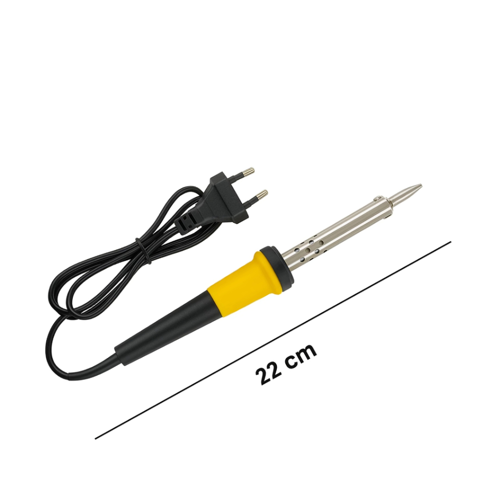 Ferro de soldar 220v 60w solda estanho alta durabilidade profissional
