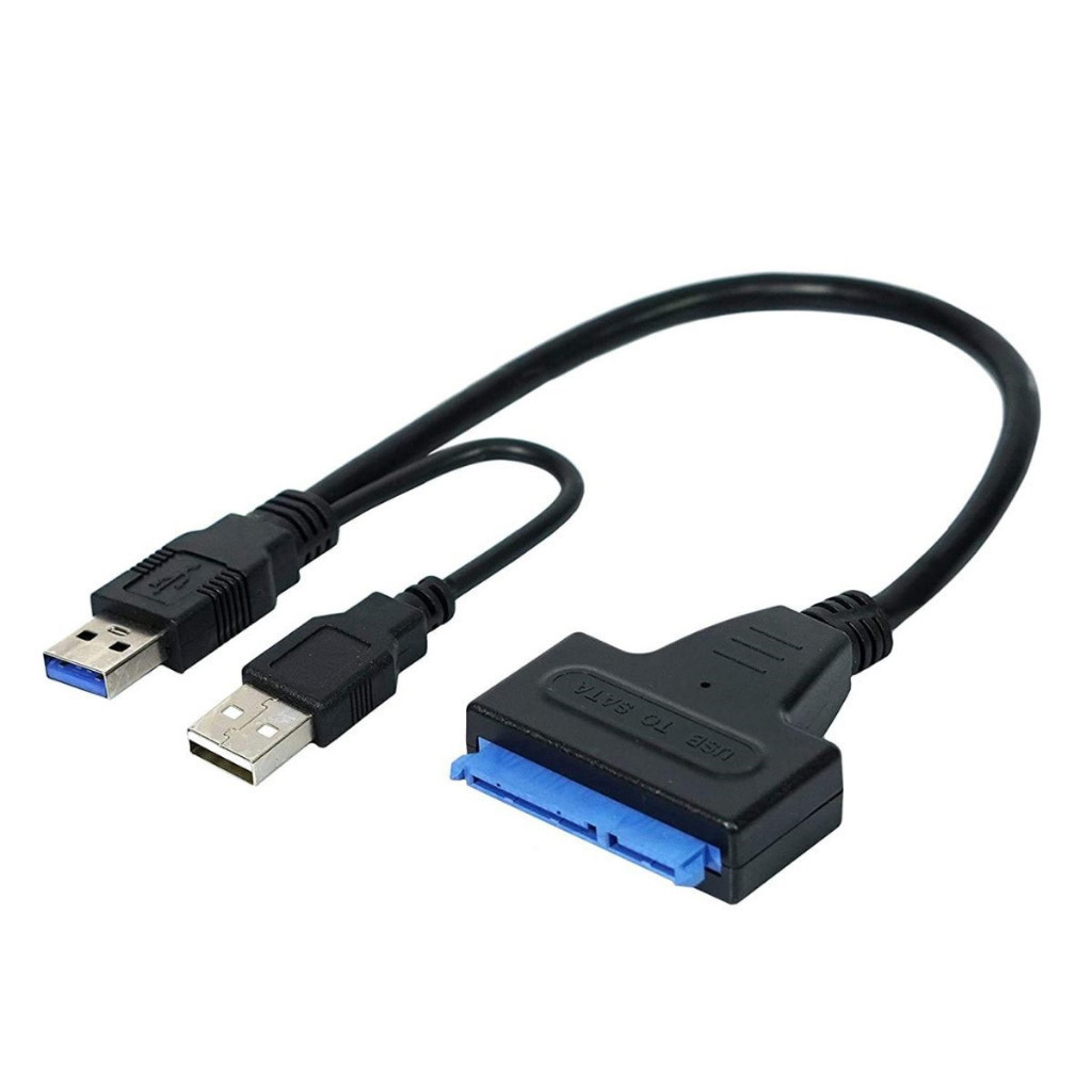 Cabo Conversor de HD Sata 2,5 e 3,5 para USB 3.0.