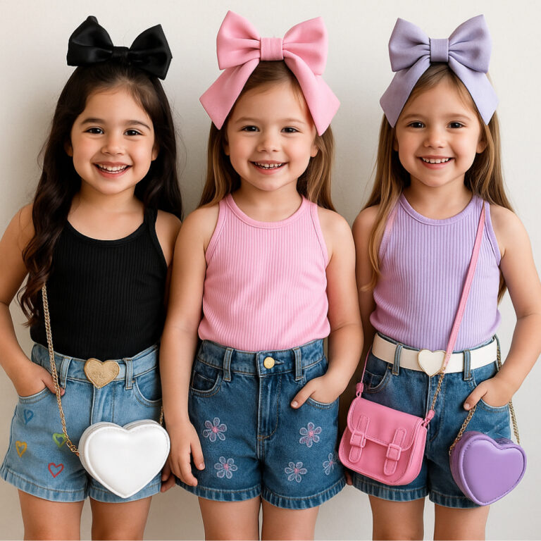 Kit 3 Blusinha Feminina T shirt Canelada Infantil 