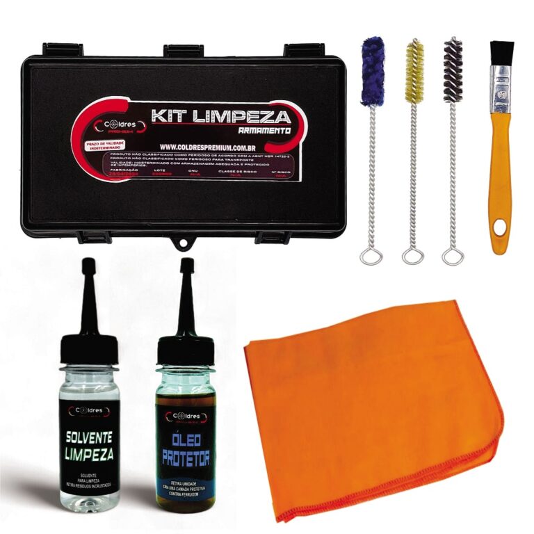 KIT de Limpeza  9mm, .40, 380, .38