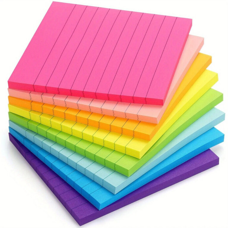 Bloco De Notas Adesivo Colorido Escolar Autocolant