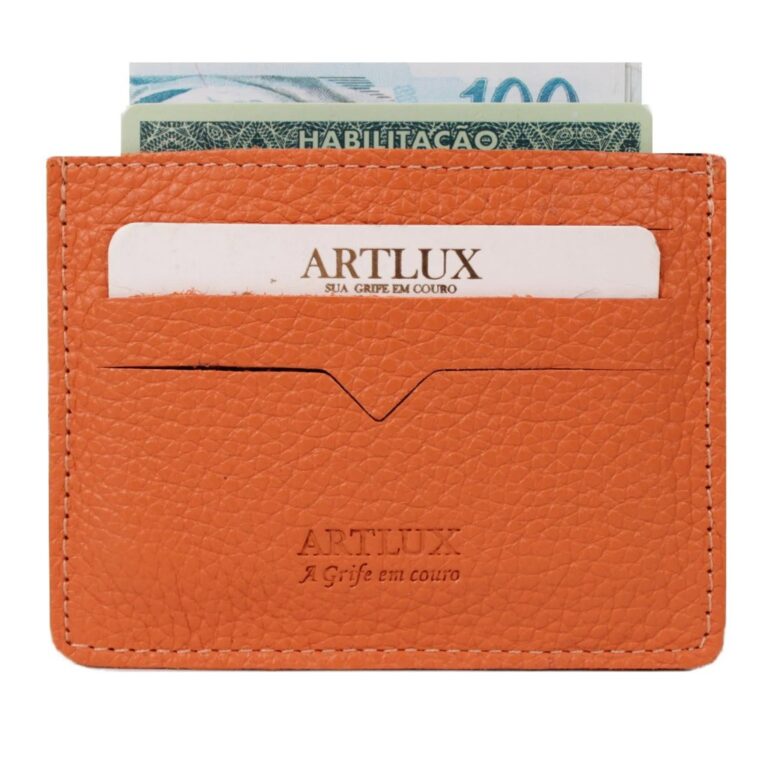 Porta Documentos Unissex em Couro Artlux 3014