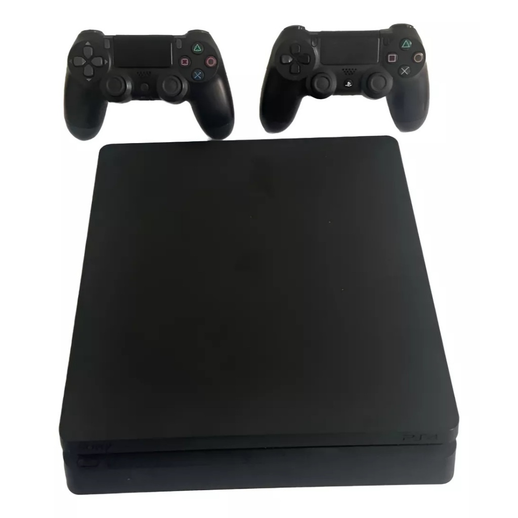 Playstation 4 PS4 Slim HD 1TB com 2 Controles + Jogo