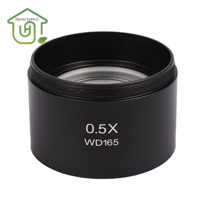 Wd165 0.5X Lente Auxiliar De Objetivo De Microscópio Estéreo Barlow Com Rosca De Montagem De 1-7/8 P