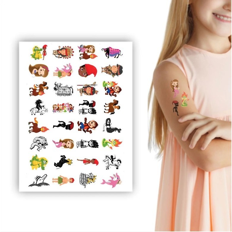 Tatuagens Temporárias 32 pçs – Folclore