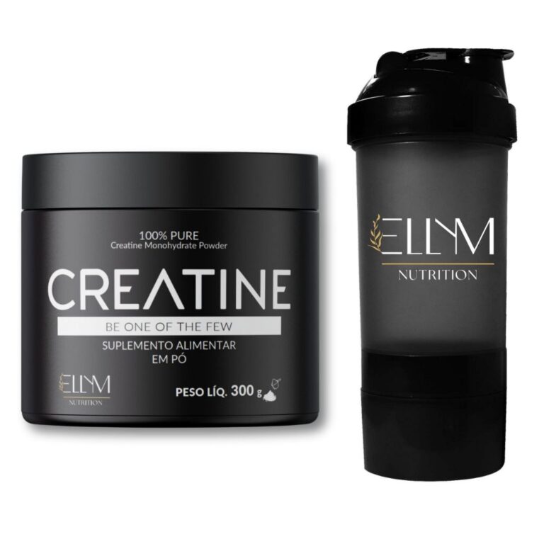 Kit Creatina Monohidratada Pura Premium 300g + Coq