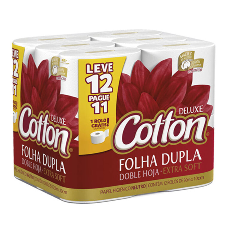 Papel Higiênico Cotton Folha Dupla Leve 12 Pague 