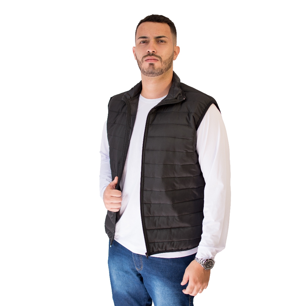 Colete Puffer Bobojaco Colete Country De Gominho Blusa